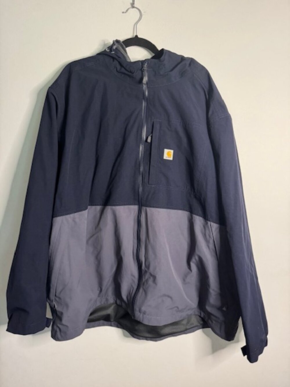 Carhartt Men's Storm Defender Loose Fit Jacket Navy & Gray 3XL